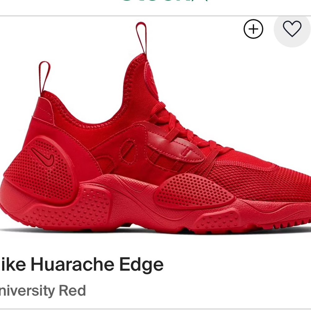 Nike  Huarache Edge Red Shoes